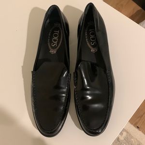 Todd polished leather loader black